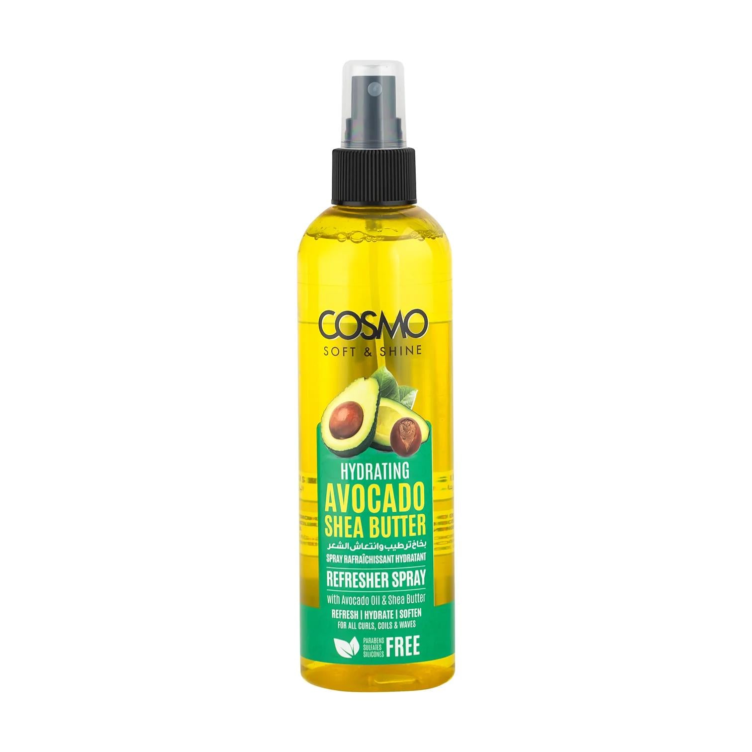 Cosmo Soft & Shine Avocado & Shea Butter Refresher Spray 250ml