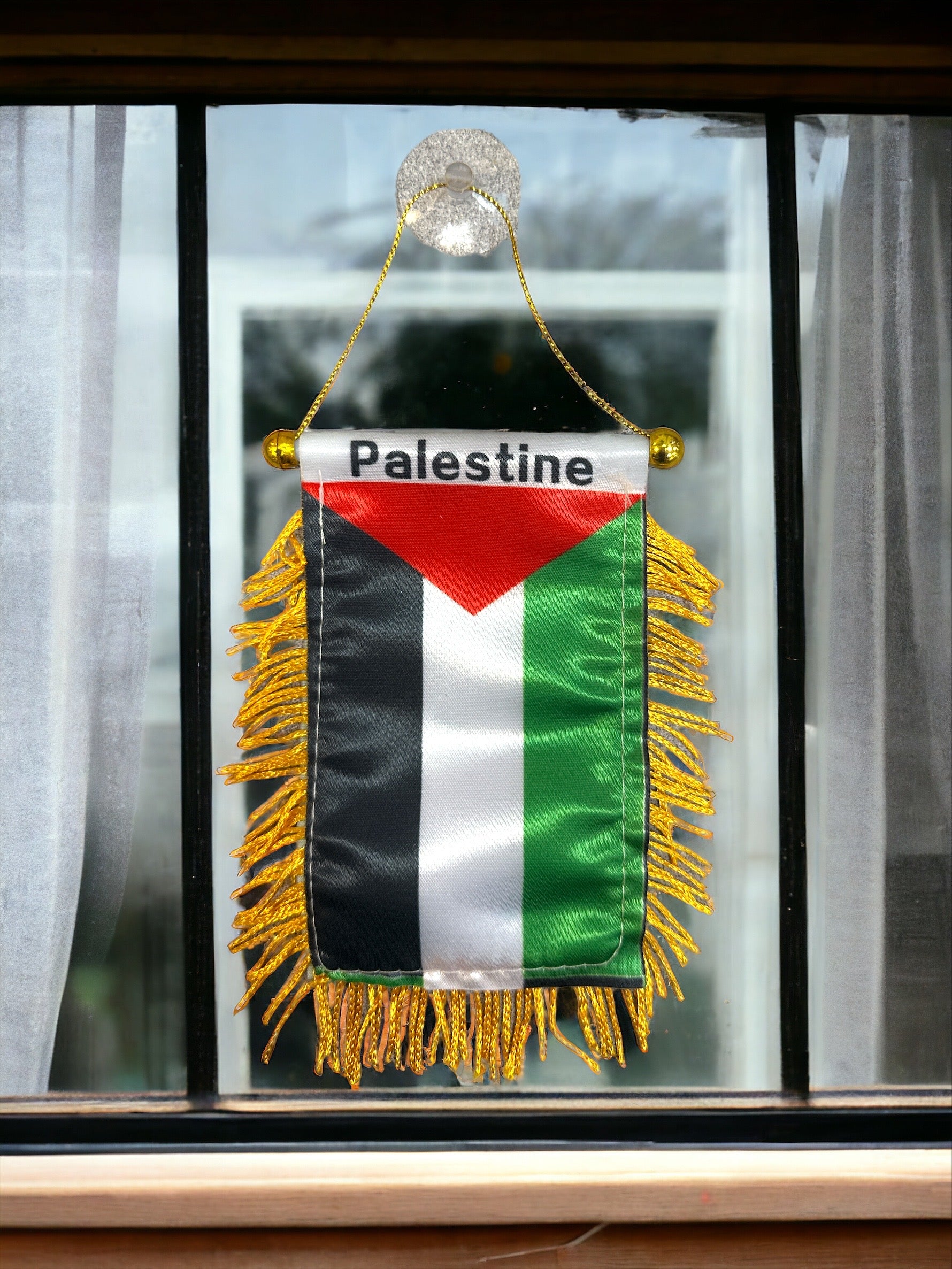 Palestine Flag Palestinian Wall Hanging Home Decor Window Car 