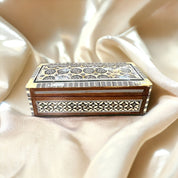 Egyptian Handmade Mother of Pearl Rectangular Inlay Box