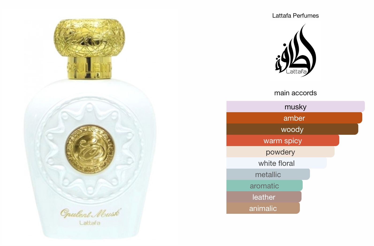 Opulent Musk EDP (100ml) Perfume Spray by Lattafa Perfumes